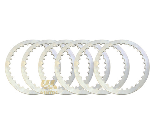 Set of 6 - Clutch Steel Plates - 22321-MG8-000 - Honda CB450 CB500T CB750